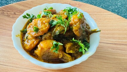 Prawn curry,SHRIMP curry close view, closest view of shrimp curry