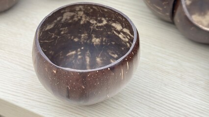 Wooden  BOWL,Coconut shape wooden bowl