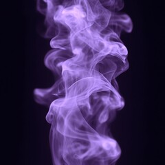 Fototapeta premium Abstract purple smoke swirls