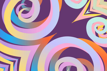 luxury traditional Indonesian Dayak batik design with aesthetic gradient background 