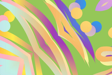 luxury traditional Indonesian Dayak batik design with aesthetic gradient background 