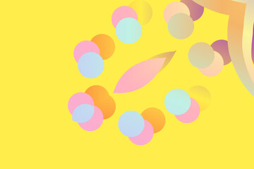 luxury traditional Indonesian Dayak batik design with aesthetic gradient background 