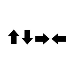 right left up down arrows icon