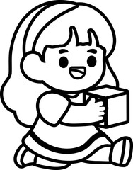 Group of Happy Kids Playing with Toys – Kindergarten Life Scene