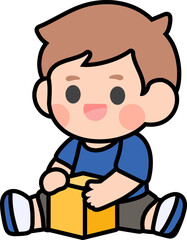 Group of Happy Kids Playing with Toys – Kindergarten Life Scene