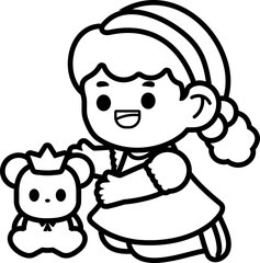 Group of Happy Kids Playing with Toys – Kindergarten Life Scene