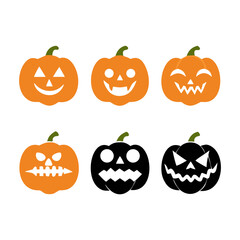 Halloween pumpkin set