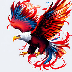 Obraz premium USA Eagle Artwork