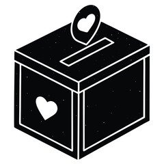 donation box for charity giving