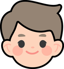 Family Portraits with Happy Expressions – Flat Vector Set