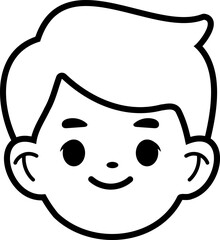 Family Portraits with Happy Expressions – Flat Vector Set