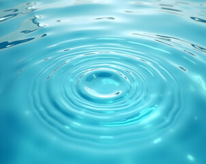 Captivating Close-Up of Water Ripples, A Mesmerizing Display of Fluid Dynamics and Light Interaction, Evoking Tranquility and Reflecting the Beauty of Natural Phenomena