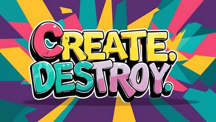 Bold Text Graphic Design