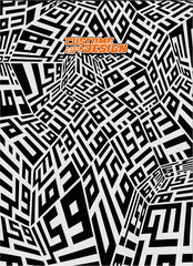 Abstract background for sports jersey pattern