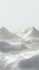 Fototapeta premium White Mountains, Gentle Landscape
