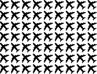 plane pattern vector design illustration