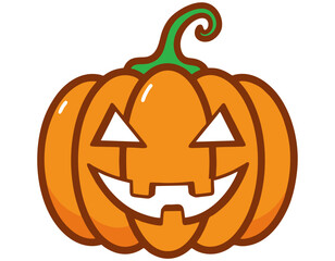 pumkin halloween vector design illustration