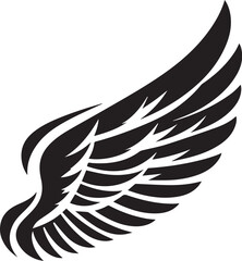 Angel wings icon vector