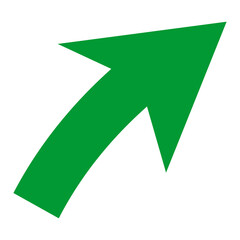 transparent png image of green arrow icon