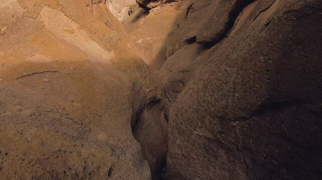 Aerial view of the Atuel Canyon in Mendoza, Argentina.
