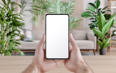 Smartphone in Living Room