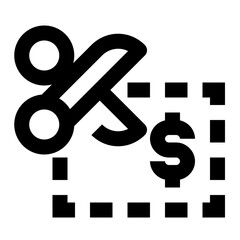 Outline Icon of discount offer