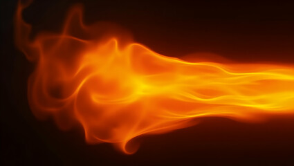 Dynamic Fire Streak, A High-Speed Motion Blur Overlay Capturing Intense Energy and Abstract Artistry for Visual Effects and Design Elements