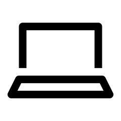 Outline Icon of pc computer laptop