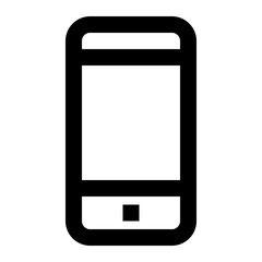 Outline Icon of smartphone iphone phone