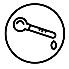 Baster Vector Line Icon Design