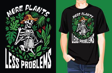 House plants t-shirt design
