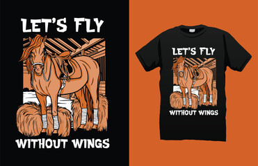 Horse t-shirt design