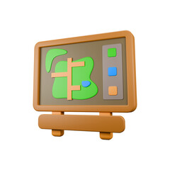 Front View Chalkboard