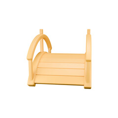 Fototapeta premium Front View Arched Bridge