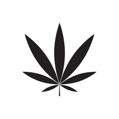 Marijuana vector cannabis leaf weed icon logo symbol sign illustration graphic