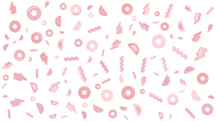 Pink and white geometric pattern background for feminine branding, invitations, stationary, textiles, and packaging design projects. Great for modern aesthetics.