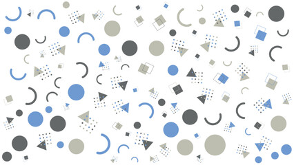 Suitable for abstract designs, web backgrounds, and graphic projects. Minimalistic white background with modern geometric shapes for versatile use.