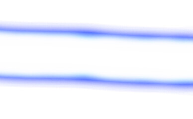 Neon glowing wavy curved long lines for graphical use. Transparent background