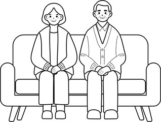 Happy Senior Couple Posing for Photo – Life Together Concept