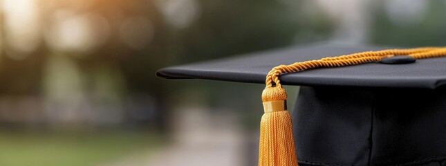 Graduation cap - academic achievement, scholar milestone, ceremonial tassel, educational success, diploma symbol, scholarly honor, graduate recognition, learning accomplishment, knowledge celebration.