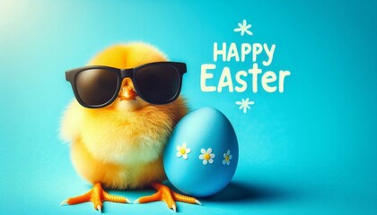 Happy Easter image. Easter joyful flower.