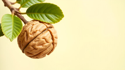 Obraz premium walnut on transparent background