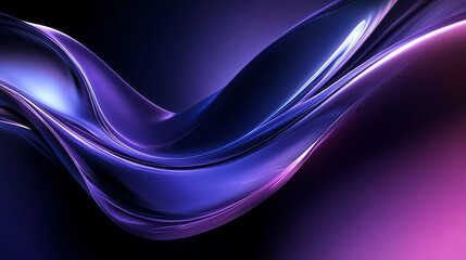 Abstract purple background with sleek curved lines, creating dynamic motion and a futuristic digital technology vibe. Perfect for tech, innovation, and creative projects