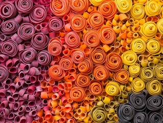 Colorful Pasta Background