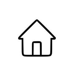 Outline Handdrawn House Icon