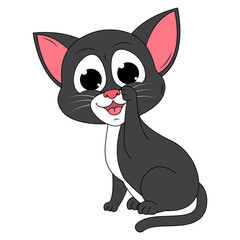 Cute Cat Animal Cartoon