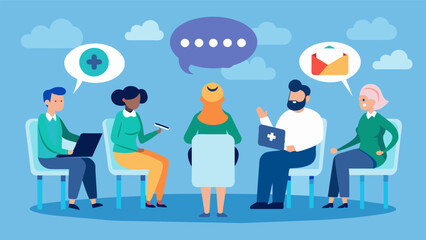 In a breakout session patients were split into smaller groups to discuss their concerns and thoughts about the benefits and risks of ketamine..