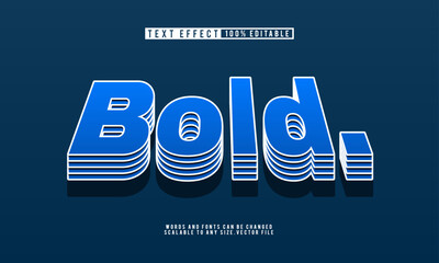 3D bold layered text effect, fully editable and vibrant style.