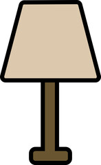Fototapeta premium Modern Standing Lamp – Minimal Interior Design