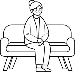 Daily Life of Elderly with Caregiver – Home Support Scene